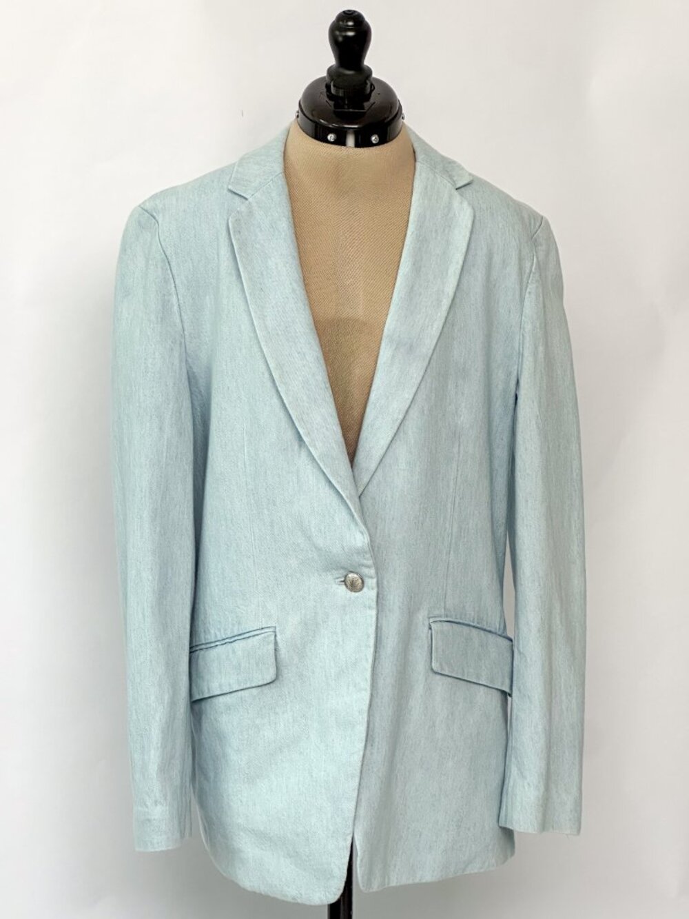 Rag & Bone Women's Cotton-Linen Denim Blazer